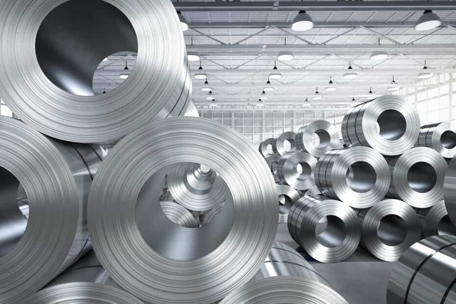 aluminium gestapelte coils